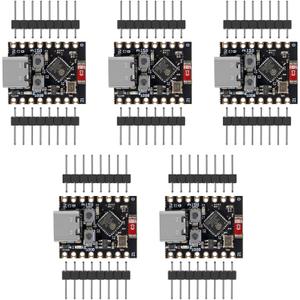 5pcs Type-C ESP32-C3 Development Board ESP32 C3 Mini WiFi Bluetooth 160MHz Running Frequency 2.4GHz Wi-Fi & Bluetooth 5.0 ESP32 C3 Super Mini for Arduino