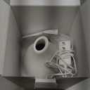 InnoGear Essential Oil Diffuser, 150ml Ceramic Diffuser Handcrafted Stone Aromatherapy Diffusers Ultrasonic Cool Mist Humidifier Vaporizer 2 Mist Modes Waterless for Home, White Vase-Shaped Ceramic