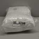 Cooling Leg Pillow for Side Sleepers 100% Cooling Fabric Knee Pillow for Side Sleeping, Leg Elevation Memory Foam Pillow for Hip/Back/Sciatica Pain Relief Helps Spine Alignment 15"x25" (Cooling, M) White