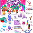 PURPLE LADYBUG Christmas Girls Advent Calendar 2024 Kids with 24 Unique Gifts - Crafts, Jewelry, Accessories & More - Tween Advent Calendar 2024 Teen Girls, Fun 24 Days Christmas Countdown for Girl 6+