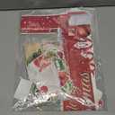 Christmas Photo Booth Props Kit, 24Pcs Fun Photo Props & Selfie Frame for Christmas Photos Decoration, Funny Santa & Gingerbread Photo Props for Xmas Holiday Party Decoration