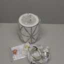 5.4"7.9" Pendant Light with Frosted Glass, Modern Pendant Lights Kitchen Island, Brushed Nickel Pendant Light Fixtures, Cylindrical Pendant Lighting for Kitchen Island, Dining Room, Foyer