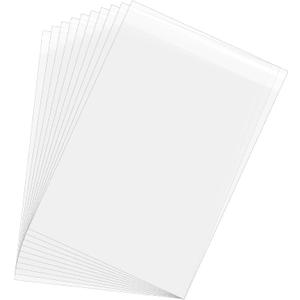 uxcell 17.3"x 11.8" Acid-Free Picture Sleeve, 100 Pack Crystal Clear Photo Sleeves Storage Bags Transparent Sealing Bag for 7"x 11" Art Prints, Pictures, Photos, Frame Mats Mattes