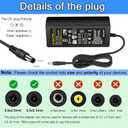 AC DC 48V 3A Power Supply Adapter 144W 48V Charger 48V 3A Switching Power Transformers Interface 5.5 x 2.5mm Suitable for POE Routers Switches Control Systems