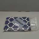 Smiry Rectangle Table Cloth Cover, Waterproof Vinyl Tablecloth with Flannel Backing for Rectangle Tables, Wipeable Spill proof Plastic Tablecloths for Dining, Camping and Indoor (60"x102", Navy)