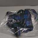 rabbitgoo Dog Harness No Pull with 2 Leash Clips, Adjustable Soft Padded, Reflective Oxford No Choke Pet Vest with Easy Control Handle for Large Dogs, Blue Plaid, XL