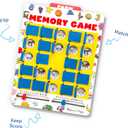 Melissa & Doug Flip to Win Travel Memory Game - Wooden Game Board, 7 Double-Sided Cards Road Trip Essentials for Kids, Hangman for Kids, Memory Toy for Toddlers and 5+