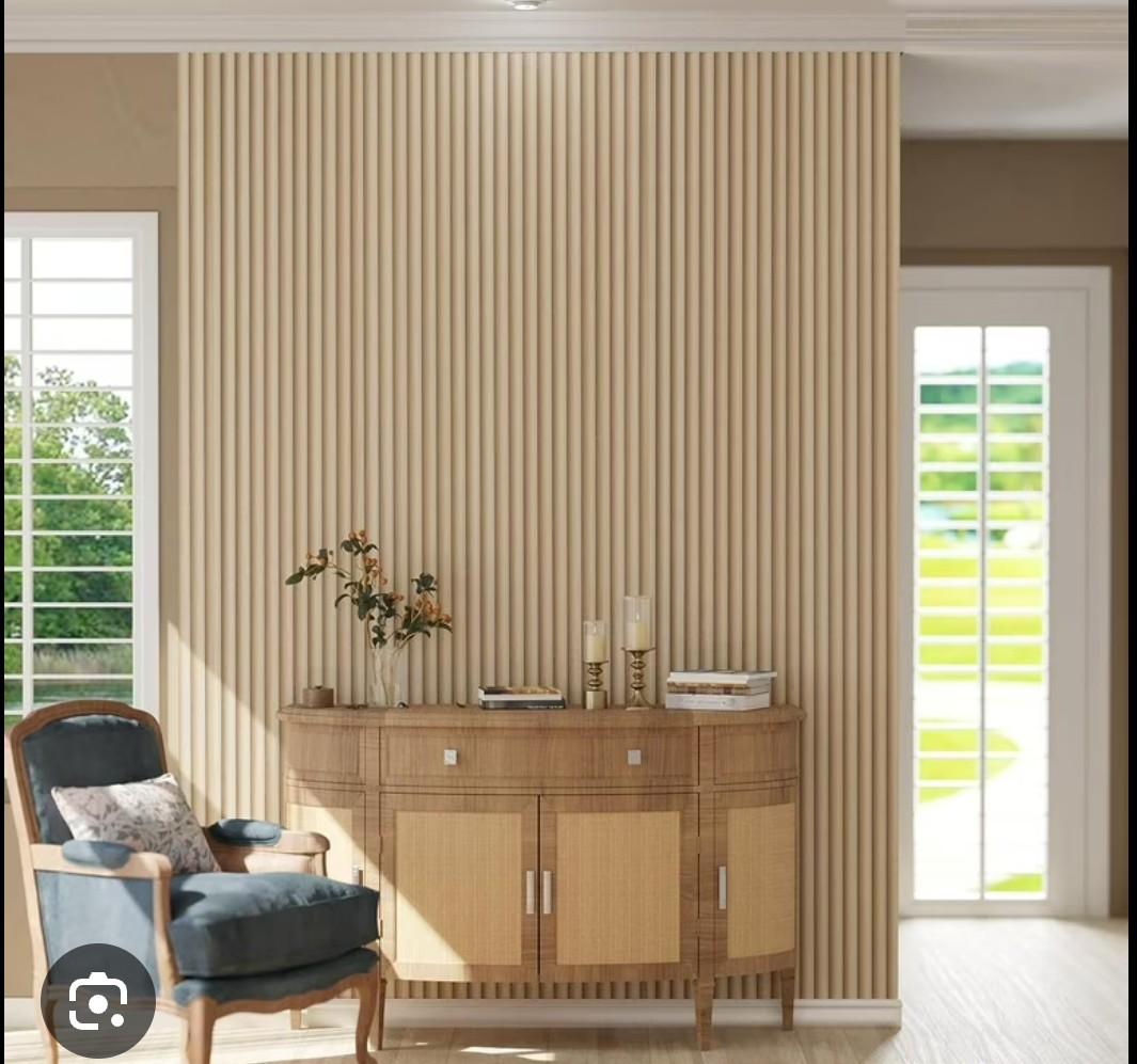 Oxdigi Wooden Slat Peel and Stick Wallpaper - Self-Adhesive Contact Paper with 3D Effect | Waterproof & Removable | PVC Contact Paper for Countertops & Cabinets | 23.6 in x 16.4 ft | Light Wood