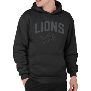 Junk Food Clothing X NFL-Blackout-Pro Football Team Logo Unisex Adult Hooded Fleece Sweatshirt for Men and Women (X-Large)