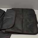 Car Seat Protector, 2 Pack Carseat Protector with Thick Padding, Baby/Pets for Child Car Seat-Mesh Pockets-Waterproof-Universal Size(Black)