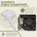 Priprilod Washer Fluid Reservoir Compatible With Hyundai Veloster Base 2012-2013#98620-2V000
