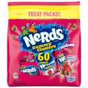 NERDS Gummy Clusters, Candy Treat Packs, Rainbow, Crunchy and Gummy, 30 oz (60 ct)