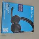JLab, Go Work Gen 3, Wireless Headset, Boom Microphone, Noise Cancelling Mic, USB-C Dongle, Bluetooth Multipoint, Black