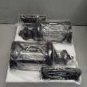 2-Pack Outdoor Wall Lights, Porch Lights, Waterproof Outdoor Wall Sconce, Exterior Light Fixture Oil-Rubbed Bronze Finish with Clear Glass Shade for Garage Patio Front Door Balcony, 12in. (11.5in.)