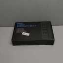 INOVADAY 100% Blackout Curtains for Bedroom, Black Out Curtains 96 Inch Long, Clip Rings Linen Blackout Drapes, Thermal Insulated Room Darkening for Living Room, 2 Panels - Beige,W50xL96