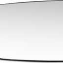 DNA MOTORING Flat Side Upper Mirror Glass Driver Left Compatible with Mercedes-Benz Sprinter 2500 3500 2010-2022, Upper Glass Without Heated, OEM-MG-0909, MB1324115