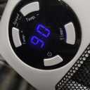 450W Space Heater, Remote Wall Outlet Electric Small Space Heater as Seen on TV with Adjustable Thermostat and Timer and Led Display, Compact for Home, Office, Bathroom