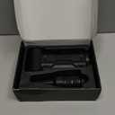 Compressed Air Duster, 150000RPM Electric Air Duster with 3 Gear Speed Adjustable, Rechargeable Cordless Dust Cleaner with Brush/Lighting for Keyboard, PC, Car, Outdoor, Air Bed (Black)