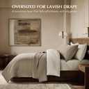 EVERGRACEHOME Channel Stitch 100% Cotton Quilt Set Queen Size, Pre-Washed Cotton Sateen Coverlet Bedspread, 3-Piece Soft & Breathable Bedding Set with 2 Shams for All Seasons, Stone Taupe