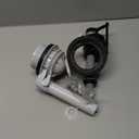 Saillong 3 Inch Toilet Flusher Replacement Kit, Include 3 Inch Adjustable Flush Valve with Flapper, Fill Valve, Front Flush Handle, Rubber Gasket, Bolts, Complete Toilet Parts Inside Tank Kit(1 Pack)