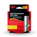 3M High Temperature Flue Tape, High Heat Sealing Tape up to 600 degrees, 1.5' in x 15" ft Roll, Stops leaks from hot air ducts, Made in the USA, Silver (2113NA)