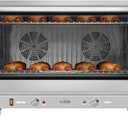 KoolMore 32 in. Commercial Countertop Convection Oven, Holds Full Size Pans, 4 Racks and 3500W of Power, 240V in Stainless-Steel, ETL Listed for Safety and Sanitation (KM-CTCO-44), 4.4 Cu. Ft.