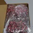 Syhood 40 Pcs 9.8 Inch Red Valentine's Day Artificial Holly Berry Picks Stems Set, 4 Styles Glitter Sprays Snowy Fake Berries Wedding Winter Decoration for Centerpiece Vase Christmas Picks