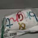 LEMAFER Women 2026 Merry Christmas Round Neck Sequin Letters Sweater Casual Solid Slogan Long Sleeve Pullover Sweatshirt Tops (X-Large, White2)