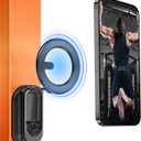 Magnetic Phone Holder for Gym, Strong Magnetic Phone Mount, 360 Rotation Cell Holder Compatible with Magsafe iPhone, Gym Essentials Accessories for Workouts