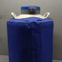 30L Liquid Nitrogen Tank, Aluminum Alloy Cryogenic Container Liquid Nitrogen (LN2) Dewar, Semen Tank, Liquid Nitrogen Dewar with 6 Canisters & Carry Bag (30L)