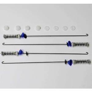 Suspension Rod Kit Replacement For Whirlpool WTW6200SW0 WTW6200SW1 WTW6200SW2 WTW6200SW3 WTW6200VW0 WTW6300SB0 WTW6300SB1 WTW6300SB2 WTW6300SG0 WTW6300SG1 WTW6300SG2 WTW6300SW0 Washing Machine