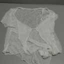 Back From Bali Womens Sheer Shrug Cardigan Lightweight Knit