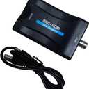 Coax to Hdmi Adapter,BNC to HDMI Converter,CVBS PAL/NTSC BNC to HDMI,720P/1080P Video Adapter HDCP Hook Security Camera CCTV DVRs Surveillance CVR to HDTV,Monitor and Projectors