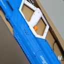 XSHOT Water Hydra Pulse Motor Soaker by ZURU, Motorized Blaster Watergun, Water Blaster, Water Toys, Fills with Water in just 1 Second, Rechargeable Battery (Blue), Large
