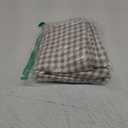 Tan Gingham Japanese Floor Mattress Futon Cover Full, Taupe Checked Plaid Japanese Tatami Mattress Cover,Grid Guest Sleeping Mat for Floor (Tan Gingham, Full)