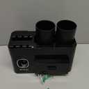 iHave Toothbrush Holders for Bathrooms, 2 Cups Toothbrush Holder Wall Mounted with Toothpaste Dispenser - Large Capacity Tray, Cosmetic Drawer - Tooth Brushing Holder & Bathroom Accessories (Black)