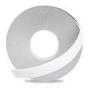 GSCIT Club White Melamine Edge Banding, 1 inch x 25ft Edge Banding with Hot Melt Adhesive Pre-glued Cabinet Edge Banding Flexible White Veneer Edging for Plywood