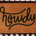 Howdy Door Mat Welcome Door Mat Absorbent Non Slip Floor Mat for Home Bathroom Kitchen Entrance 16x24 inch