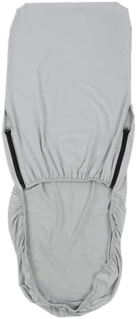 JEOZBM Office Chair Cover, Removable Stretchable Office Chair Seat Cover for Computer Chairs(a-Gray) 2 Pack