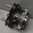 TRQ Rear Driver Side Passenger Side Wheel Bearing & Hub Assembly with ABS Sensor Compatible with 2003-2007 Infiniti G35 2003-2009 Nissan 350Z