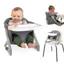 Infantino the Ultimate Travel Booster, Versatile and TravelFriendly Booster, High Chair and Seat for OntheGo Families, Gray