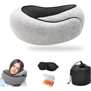 Travel Pillows for Airplanes,Memory Foam Neck Pillow,2024 New Travel Pillow,Travel Neck Pillow, Long Flight Must Have Pillow, Suitable for Airplanes,Offices and Cars