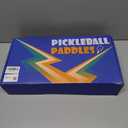 Pickleball Paddles Set of 2 with 4 Balls - USAPA Approved Fiberglass Surface, Lightweight, Non-Slip Grip - Premium Paddle Set for All Skill Levels Indoor & Outdoor (Black)