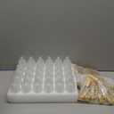 Roshtia 30 Pcs 3.4 oz/ 100 ml Gold Glass Spray Bottle Refillable Frosted Perfume Atomizer Clear Decorative Empty Bottles with Fine Mist Sprayer Pump for Face Body Travel