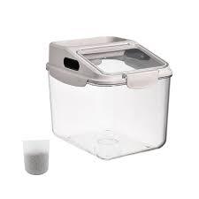 Fhiny 11LB Dog Food Storage Container, Airtight Pet Treat Bin Translucent Dry Food Grain Storage Barrels Sealed Bucket MoistureProof Plastic Cat Puppy Food Bin with Seal Locking Lid Keep Fresh