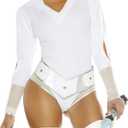 Forplay Women's Far Away (Large-X-Large, White)