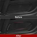 Car Carbon Fiber Decal Door Panel A Sticker Interior Trim for Ford Mustang 2024 2025 2026 Accessories