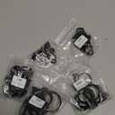 Reef Aquarium Nylon Hose Clamps Set, 8.1-32.5mm Plastic Snap Clamps Kit (Black Nylon Hose Clamps 36pack)