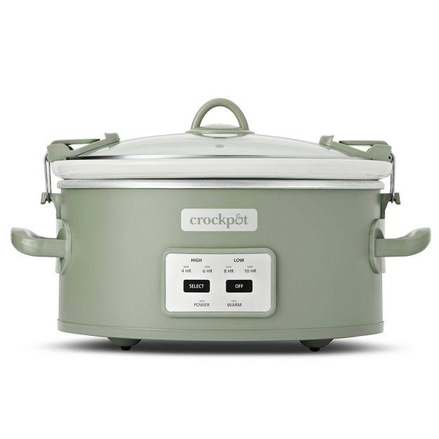 Crock Pot 6qt Cook and Carry Programmable Slow Cooker - Moonshine