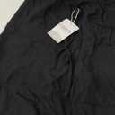 Faleave Women's Cotton Linen Summer Palazzo Pants Flowy Wide Leg Beach Trousers with Pockets (Medium, Black)